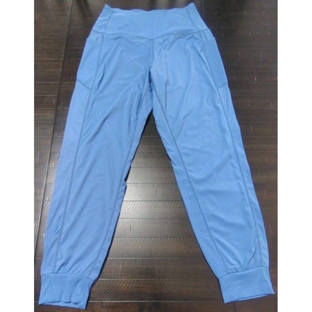 Viddia Blue Joggers Yoga Pants Sz S Athleisure Sporty Chic Urban Streetwear